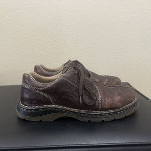 DR MARTENS 11232 BROWN LEATHER CASUAL OXFORD  3 EYELET SHOES SIZE UK10 EU45